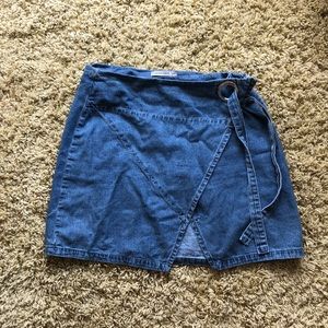 Carmar Denim Wraparound Skirt